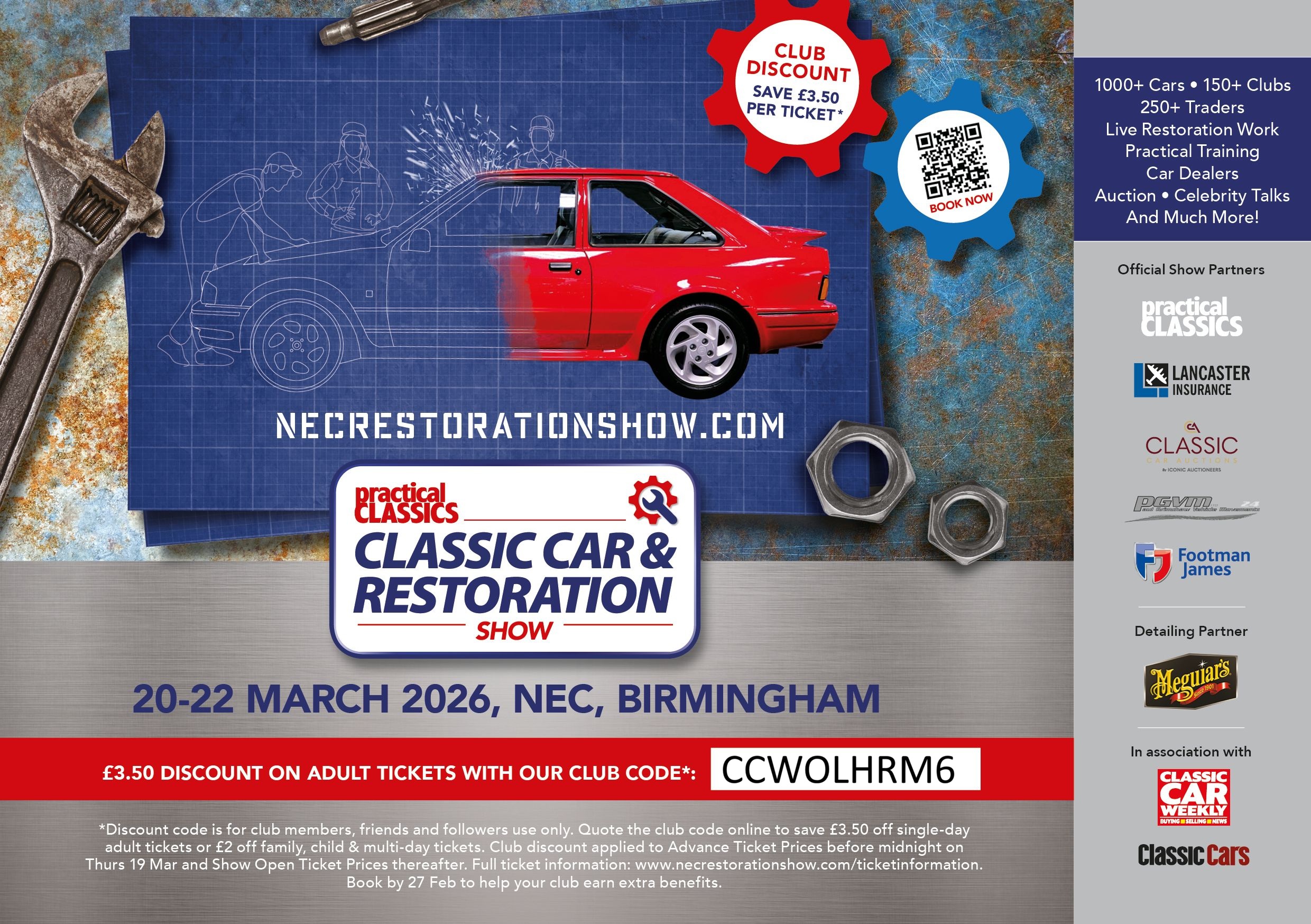 Classic Car and Restoration Show 2026
